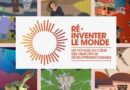 Affiche et logo du dispositif Réinventer le monde